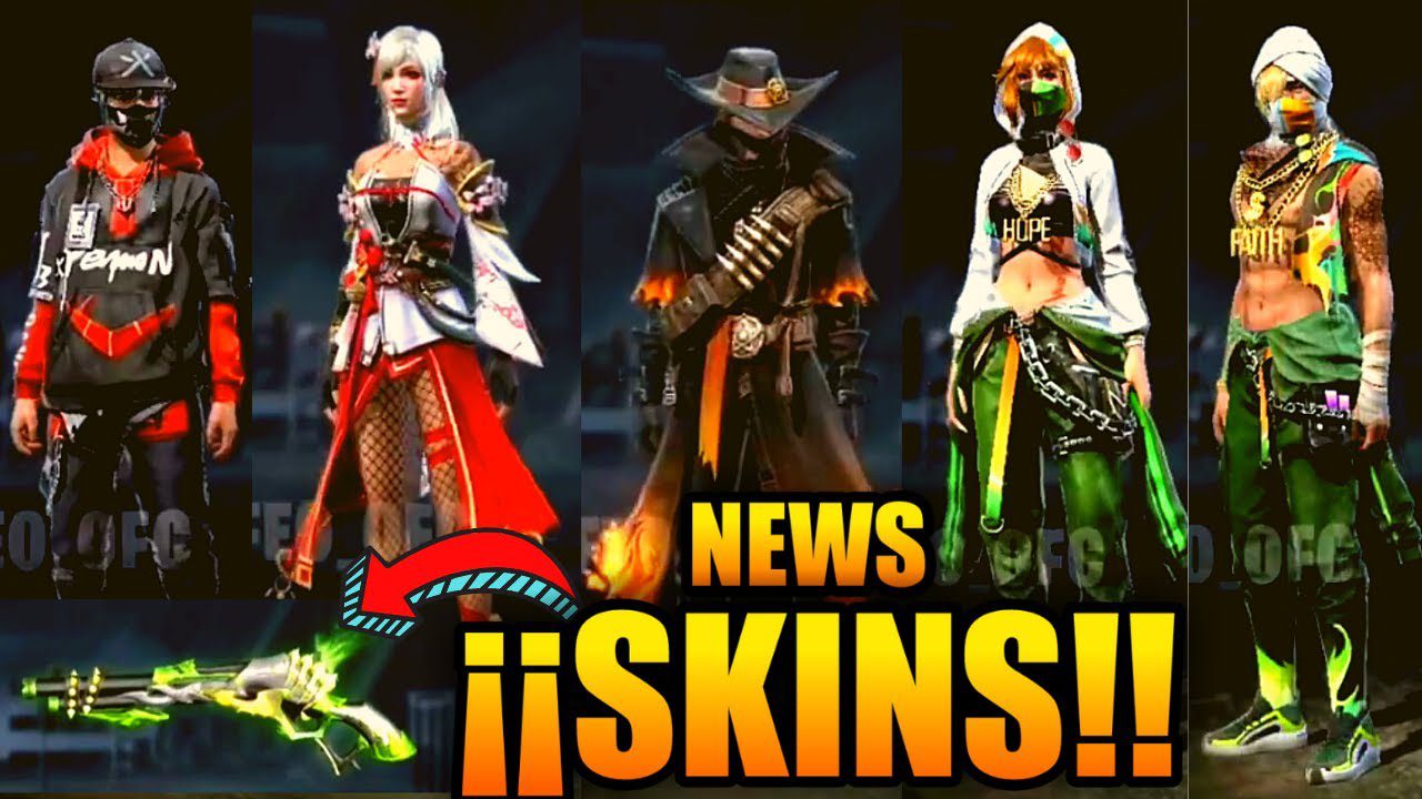 Cuáles son las últimas skins disponibles en Free Fire